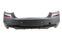 BMW 5-sarja F10/F11 2010–2016 Takapuskuri M-Performance-diffuusorilla (F10:lle, molemminpuolinen tuplatuplapakoputki) kuva 1