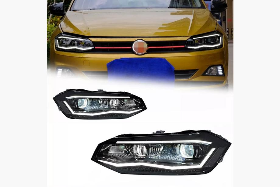 Volkswagen Polo 2017– Ajovalot Silver (2 kpl) Image