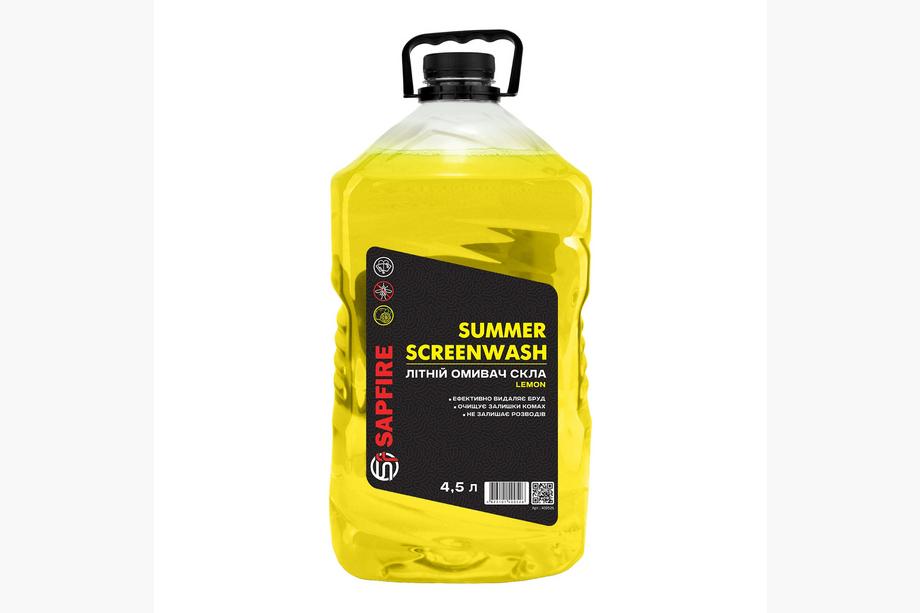 SAPFIRE Summer Screenwash kesäikkunanpesuneste 4,5 l - sitruuna Image