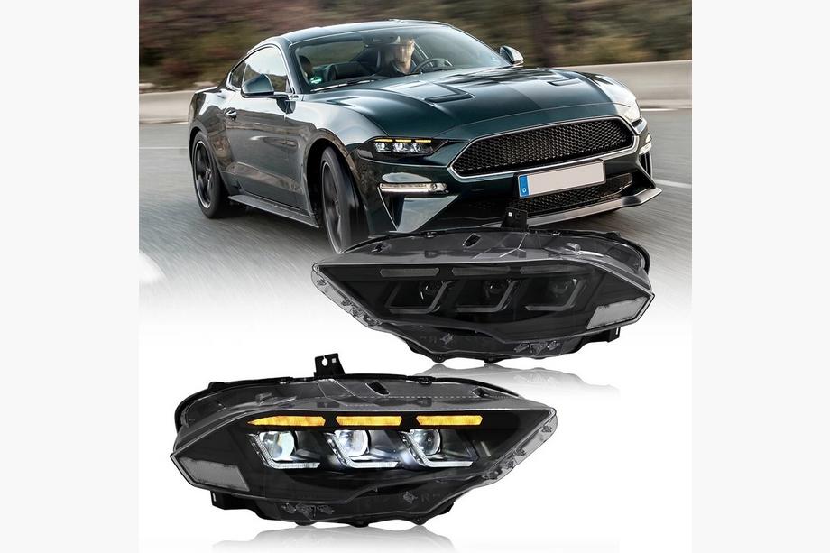 Ford Mustang 2015–2023 Full LED -ajovalot (2018-2023, 2 kpl) Kuva 1