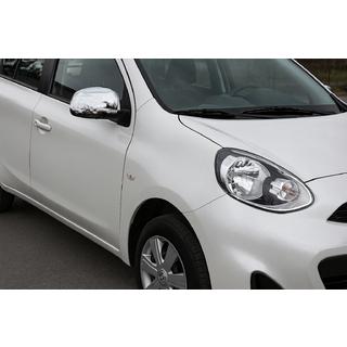 Kromiset peilinkuoret (2 kpl, ABS) Nissan Micra K13 2011–2016 kuva 1