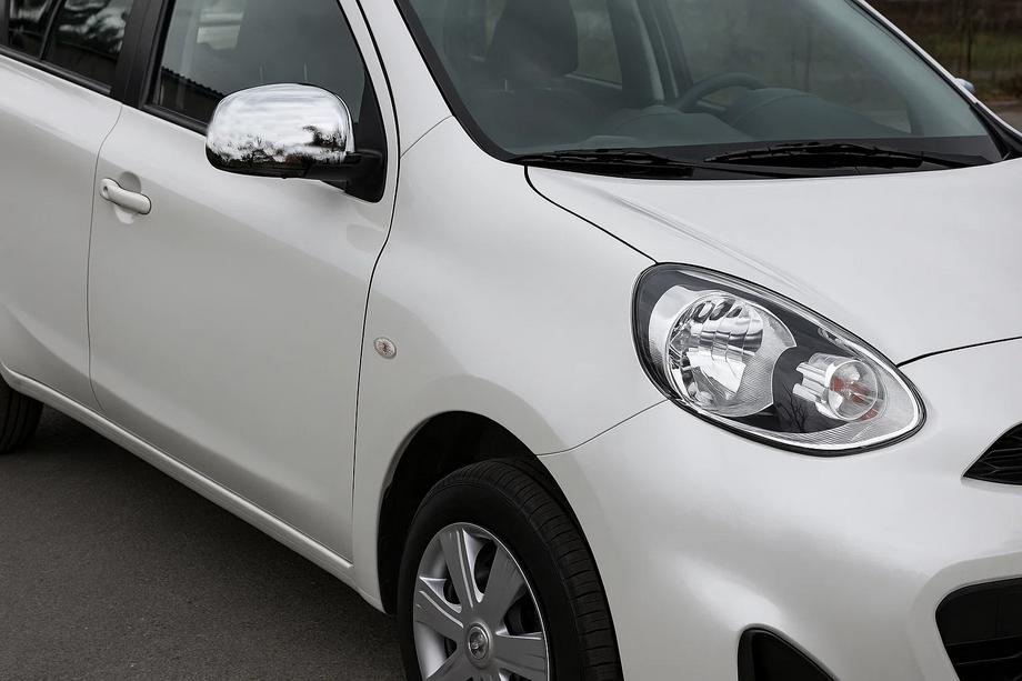 Nissan Micra K13 2011–2016 Kromiset peilinkuoret (2 kpl, ABS) Image