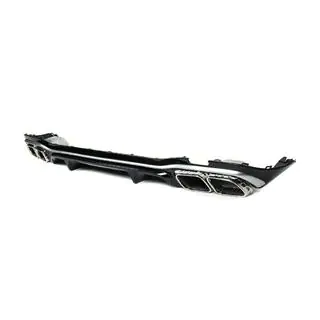 Takadiffuusori pakoputkenpäillä E63-Desgin Silver (AMG/AMG-Line 2020-2024) kuva 4