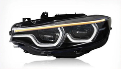 BMW 4-sarja F32/F33/F36 2012–2020 Ajovalot eteen (F32, 2 kpl) kuva 2