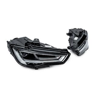 Etulyhdyt Full LED (HALOGEN-ajoneuvoihin, 2012-2016, 2 kpl) Audi A3 2012–2020 kuva 4