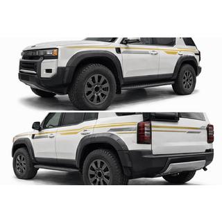 Lokasuojan levikesarja (12 kpl) Toyota Land Cruiser Prado 250 2023– kuva 1