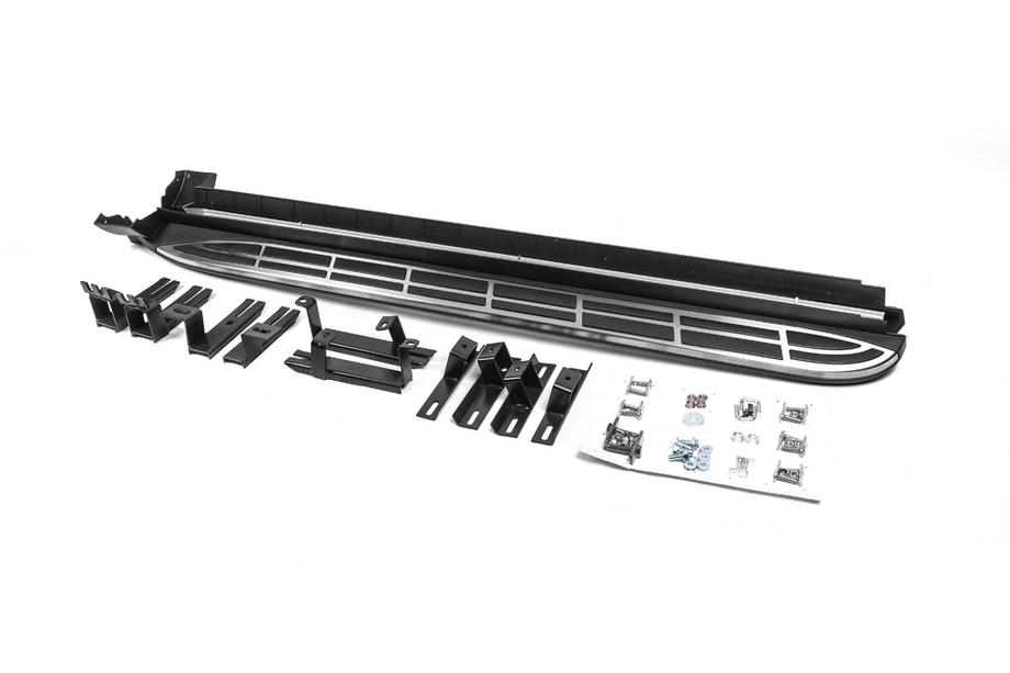 Toyota Rav 4 2013–2018 OEM V1 sivuastinlaudat (2016-2018, 2 kpl, alumiini) Image