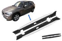 BMW X1 E84 2009–2015 Alkuperäiset sivuportaat (2 kpl, alumiini) kuva 1