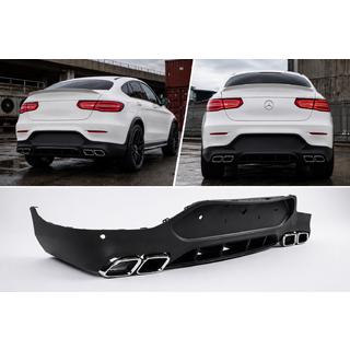 Takadiffuusori pakoputken päillä Silver (AMG63-design) kuva 1