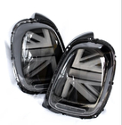 Mini Cooper F55/56/57 2014–2023 LED-takavalot Union Jack -tyyli, musta (2 kpl) kuva 2