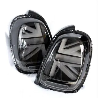 LED-takavalot Union Jack -tyyli, musta (2 kpl) Mini Cooper F55/56/57 2014–2023 kuva 2