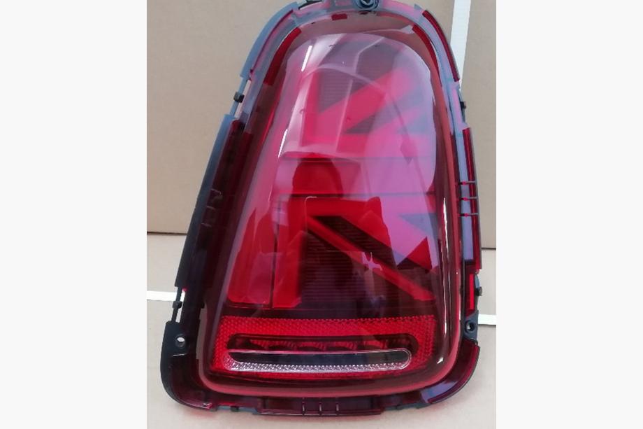 Mini Cooper R56/57 2006–2014 LED-takavalot Union Jack -tyyli, punainen (2 kpl) Image