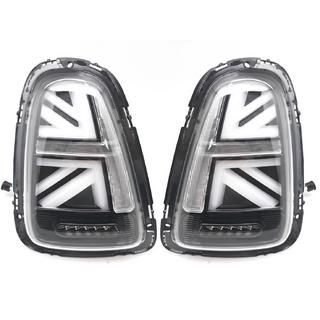 Union Jack -tyyliset LED-takavalot Black V-2 (2 kpl) Mini Cooper R56/57 2006–2014