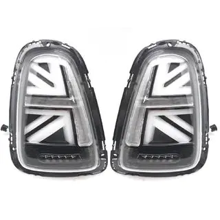 Union Jack -tyyliset LED-takavalot Black V-2 (2 kpl) Mini Cooper R56/57 2006–2014