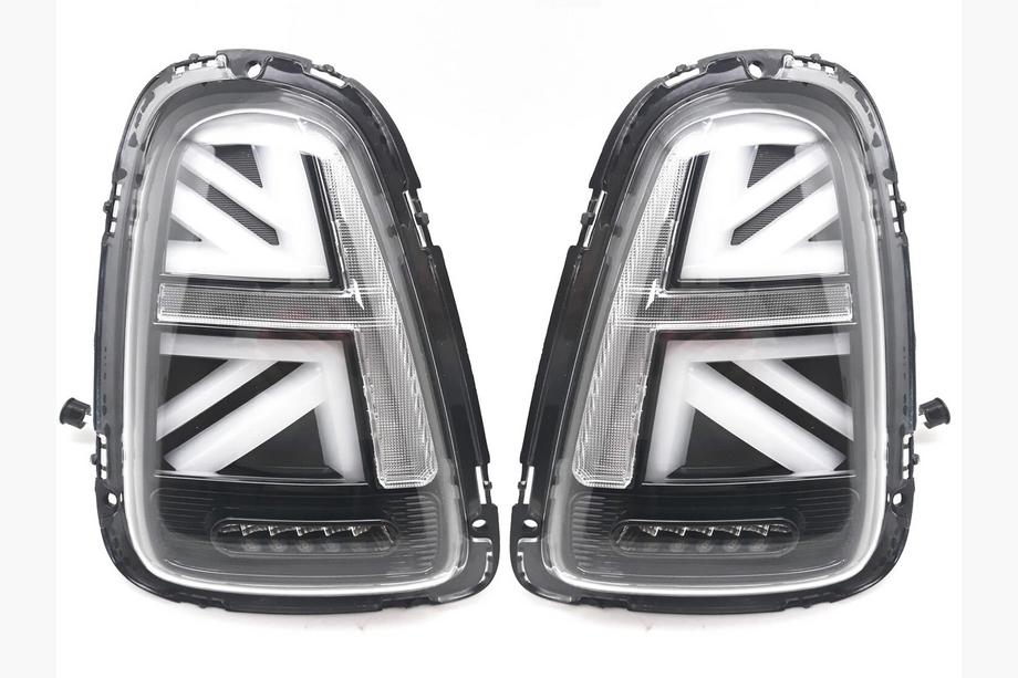 Mini Cooper R56/57 2006–2014 Union Jack -tyyliset LED-takavalot Black V-2 (2 kpl) Image