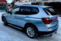 BMW X3 F25 2011–2018 Alkuperäiset sivuaskelmat V1 (2 kpl, alumiini) kuva 3