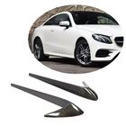 Mercedes E-class W213 2016–2023 Hiilikuituiset suojalistat etulokasuojiin kuva 2