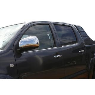 Ikkunalistat (4 kpl, ruostumaton teräs) Toyota Hilux 2006–2015 kuva 1