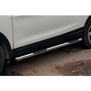 Sivusuojaputket (2017-2021, 2 kpl, ruostumaton teräs) Nissan Qashqai 2014–2021 kuva 2