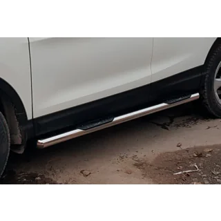 Sivusuojaputket (2017-2021, 2 kpl, ruostumaton teräs) Nissan Qashqai 2014–2021 kuva 2