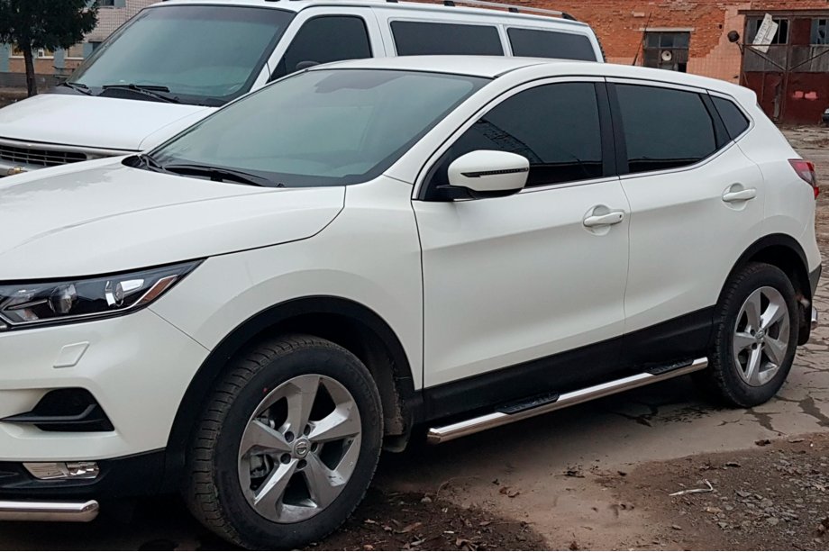 Nissan Qashqai 2014–2021 Sivusuojaputket (2017-2021, 2 kpl, ruostumaton teräs) Image