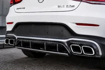 Mercedes GLC Coupé C253 2016–2023 Takadiffuusori pakoputken päillä Silver (AMG63 design 2020-2022) kuva 2