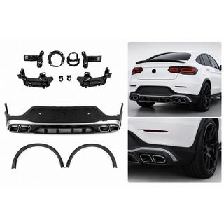 Takadiffuusori pakoputken päillä Silver (AMG63 design 2020-2022)