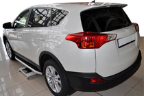 Toyota Rav 4 2013–2018 Fullmond sivuportaat (2 kpl, alumiini) kuva 1