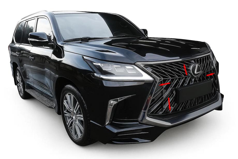Lexus LX570/450d 2008–2022 Maskikehys BlackEdition (TRD 2016+) Kuva 1