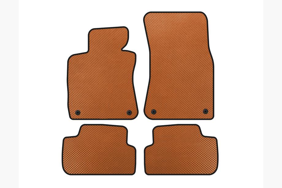 BMW 6-sarja E63/E64 2003–2010 EVA-lattiamatot (Oranssi) Image