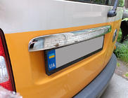 Volkswagen Caddy 2004–2010 Rekisterikilven ylälista (2-ovinen, ruostumaton teräs) kuva 2