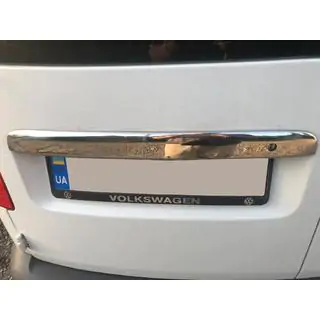 Rekisterikilven ylälista (2-ovinen, ruostumaton teräs) Volkswagen Caddy 2004–2010 kuva 3