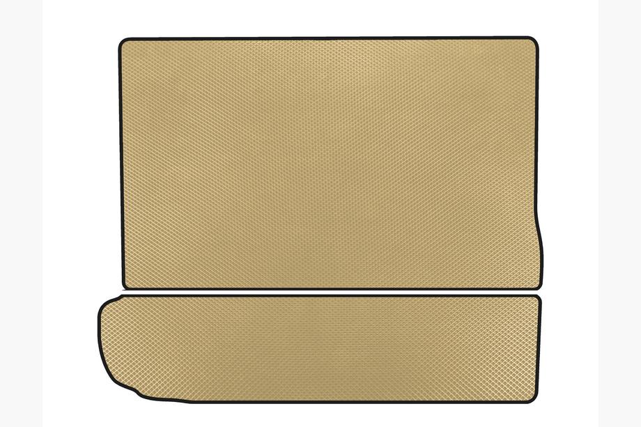 Citroen C-4 Picasso 2013–2022 EVA-tavaratilan matto (3. rivi taitettuna, beige) Image