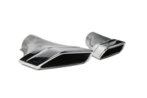 BMW 5-sarja G30/G31 2017–2023 M-Performance Silver pakoputkenpäät (2 kpl) kuva 3