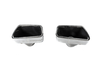 BMW 5-sarja G30/G31 2017–2023 M-Performance Silver pakoputkenpäät (2 kpl) kuva 7