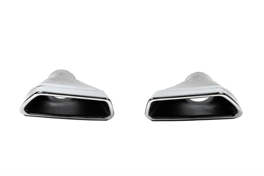BMW 5-sarja G30/G31 2017–2023 M-Performance Silver pakoputkenpäät (2 kpl) Image
