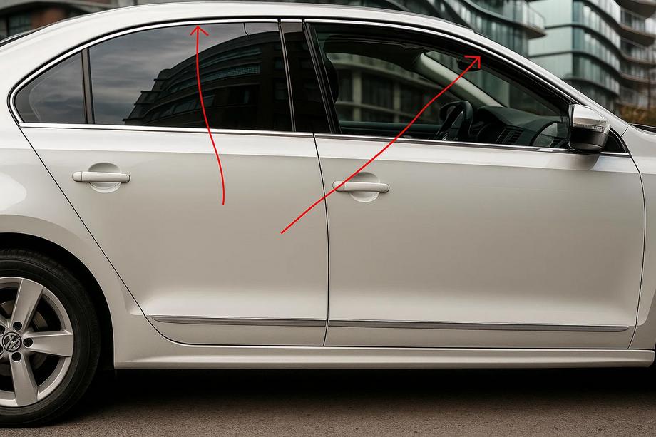 Volkswagen Jetta 2011–2018 Yläikkunalistat 6 kpl, RST Image
