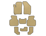 Dodge Journey 2008–2020 EVA-automattosarja (2008-2011, 3 riviä, beige) kuva 1