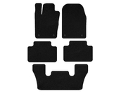 Dodge Durango 2010– Premium-tekstiilimatot (3 riviä, musta) kuva 1