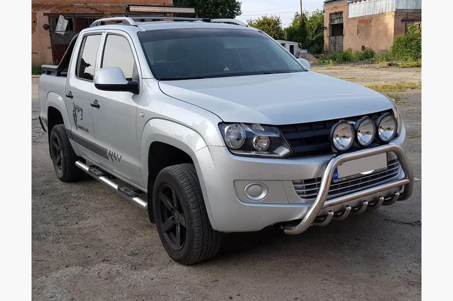 Volkswagen Amarok 2010–2022 Karjapuskuri WT003 (ruostumaton teräs) Kuva 6