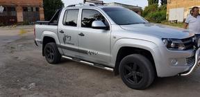 Volkswagen Amarok 2010–2022 Sivusuojaputket (2 kpl, ruostumaton teräs) kuva 9