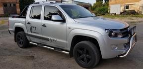Volkswagen Amarok 2010–2022 Sivusuojaputket (2 kpl, ruostumaton teräs) kuva 11
