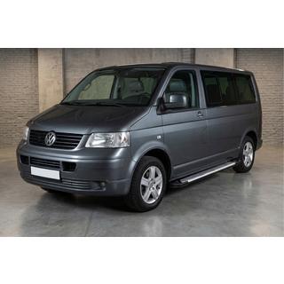Line-tyyppiset sivuportaat (2 kpl, alumiini) Volkswagen T5 Multivan 2003–2010 kuva 1