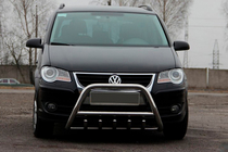 Volkswagen Touran 2003–2010 Karjapuskuri WT003 (ruostumaton teräs) 60 mm, tekstillä kuva 1