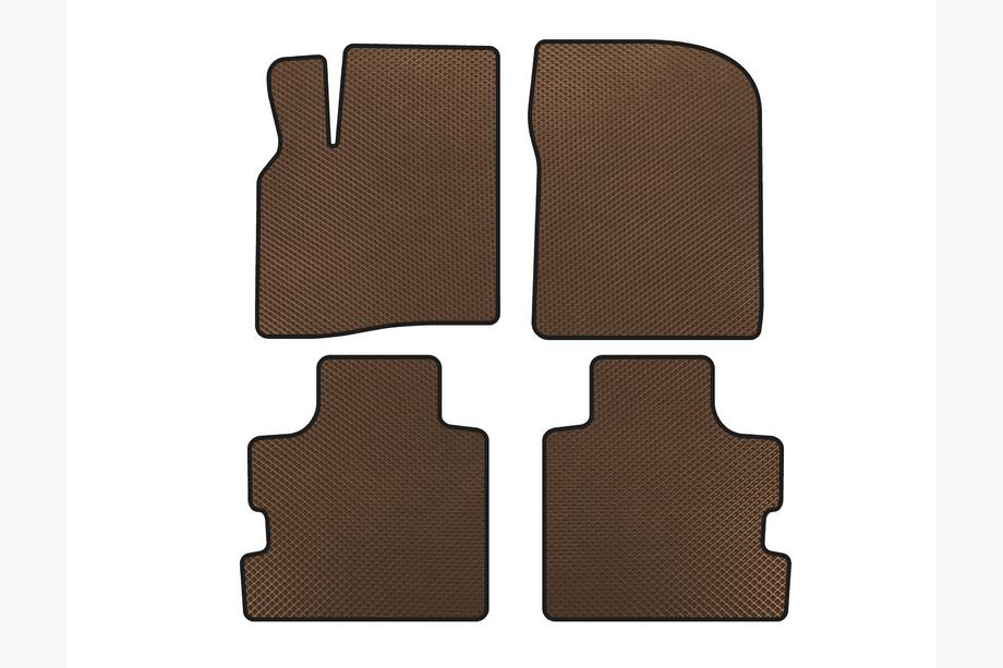 Chrysler Pacifica 2004–2008 EVA-auton matot (ruskea) Image