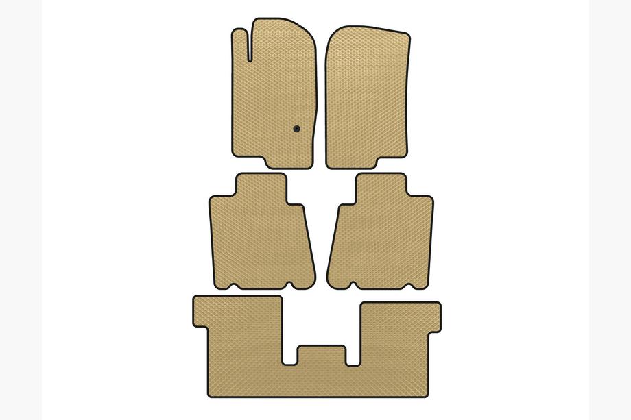 Ford Explorer 2001–2005 EVA-matot (3 riviä, beige) Image