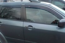 Mitsubishi Outlander 2001–2006 Ikkunadeflektorit (4 kpl, HIC) kuva 4