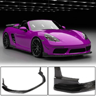 Porsche Boxster/Cayman 982 (718) 2016– Etupuskurin lippa Lip V1 (2016-2019, hiilikuitu) kuva 1