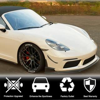 Etupuskurin lippa Lip V1 (2016-2019, hiilikuitu) Porsche Boxster/Cayman 982 (718) 2016– kuva 2
