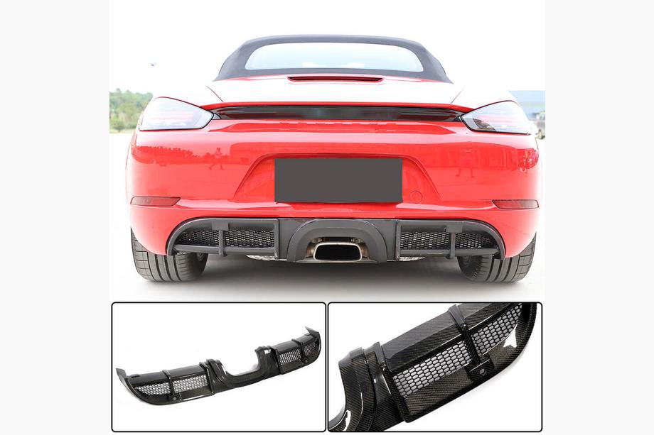 Porsche Boxster/Cayman 982 (718) 2016– Takapuskurin diffuusori V1 (2016-2019, hiilikuitu) Image